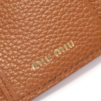 Miu Miu VIT DAINO Square Leather Wallet