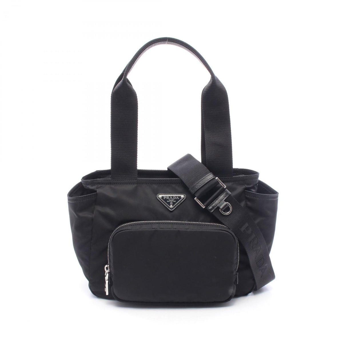 PRADA Re-Nylon Black Nylon Tote Bag