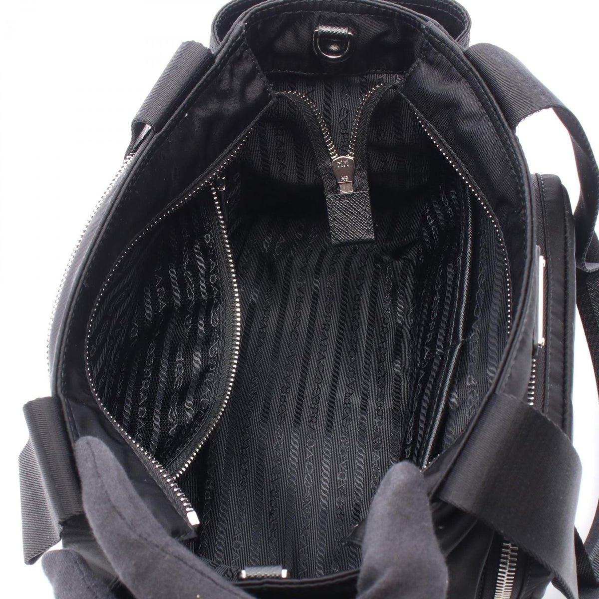 PRADA Re-Nylon Black Nylon Tote Bag