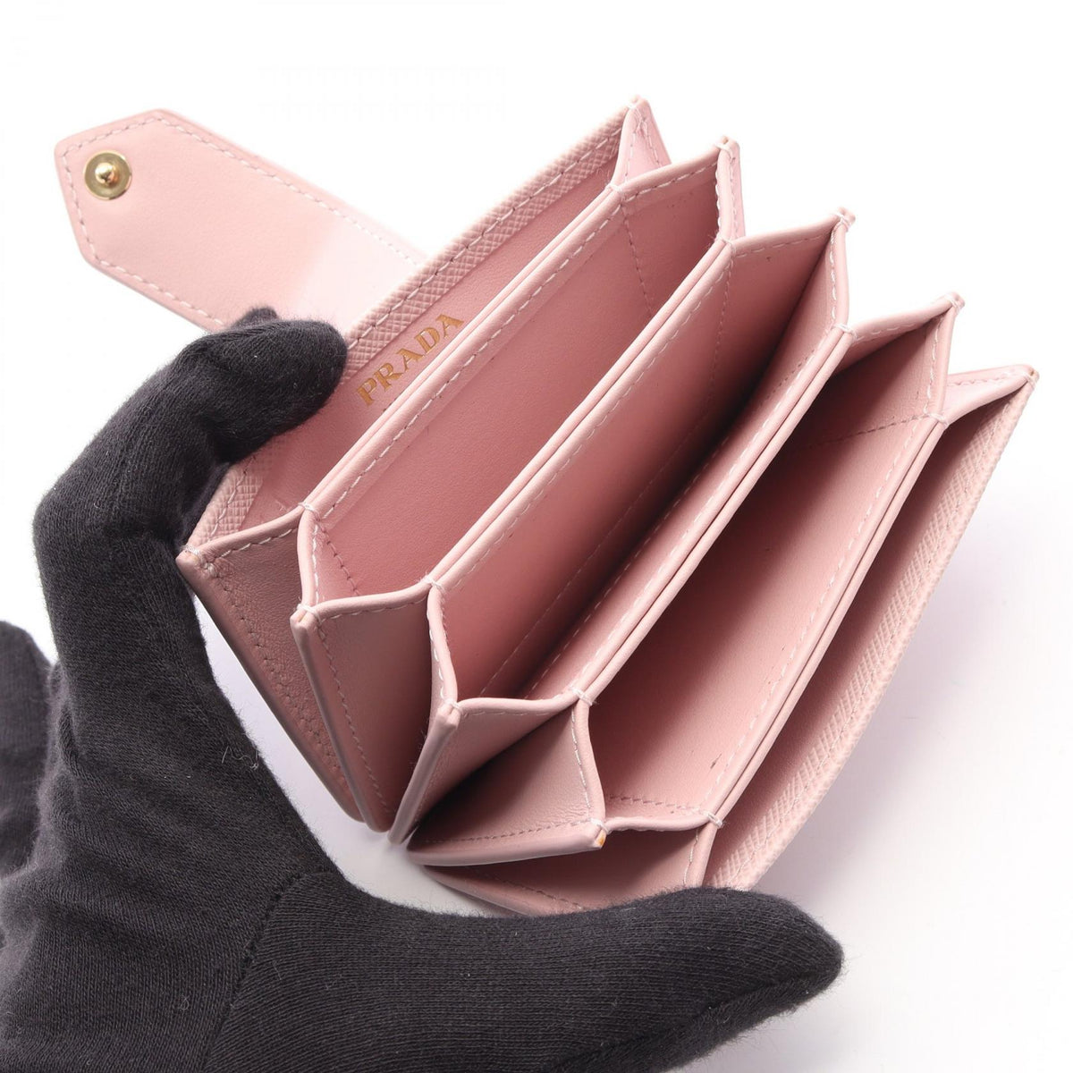 PRADA SAFFIANO TAB Saffiano Wallet Pink