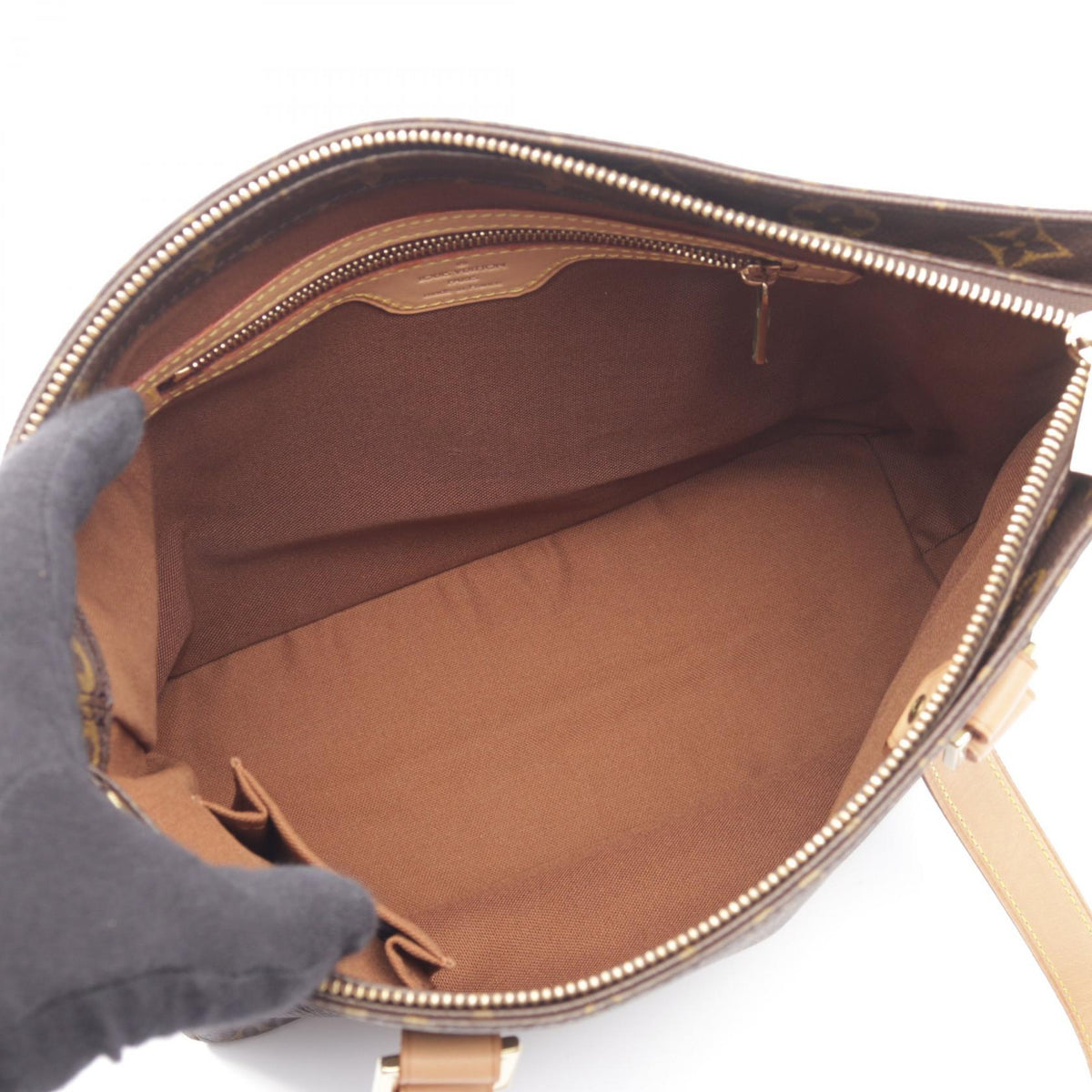 LOUIS VUITTON Caba Piano Bag Brown