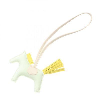 HERMES Rodeo PM Vert Fizz Lime Milo Charm