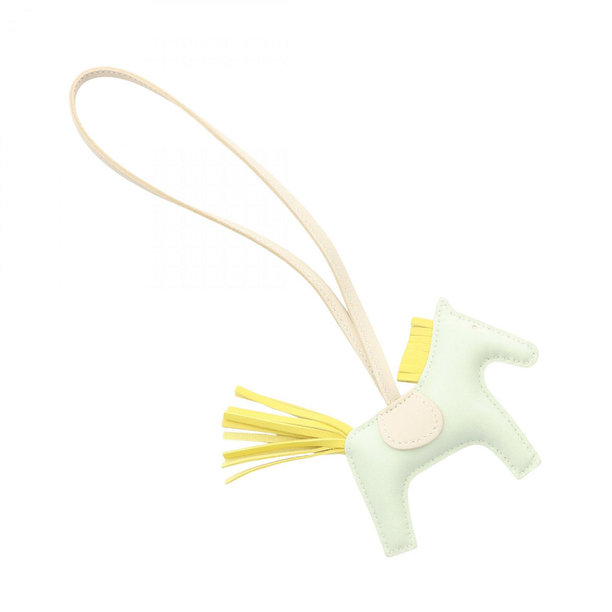 HERMES Rodeo PM Vert Fizz Lime Milo Charm