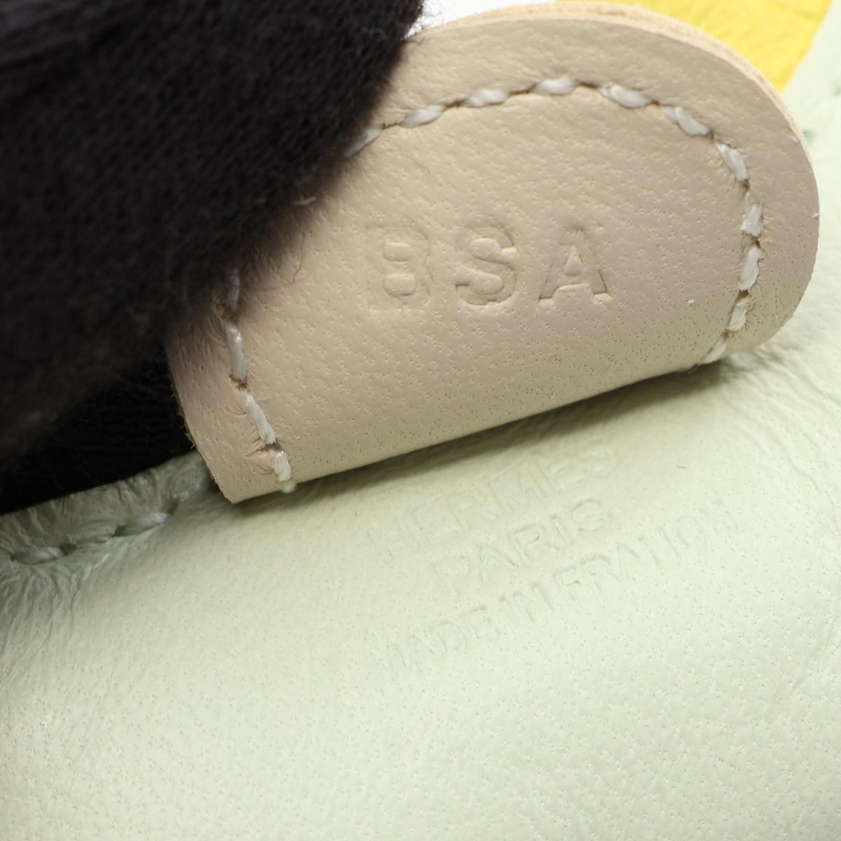 HERMES Rodeo PM Vert Fizz Lime Milo Charm