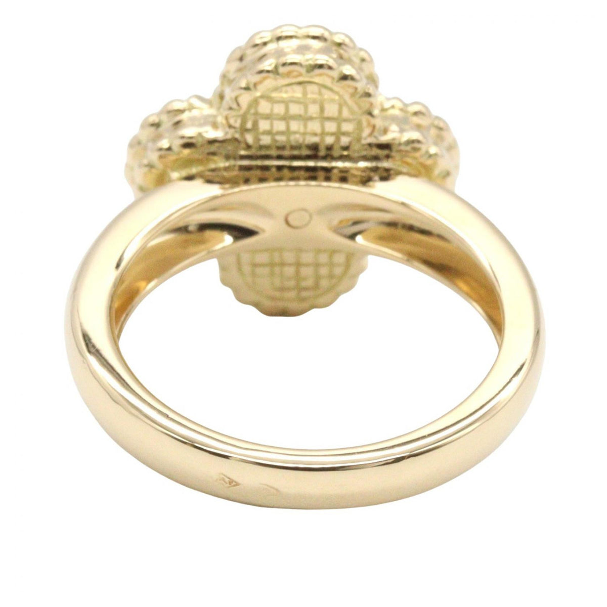 Van Cleef & Arpels Vintage Alhambra Gold Ring Size JP 8.5