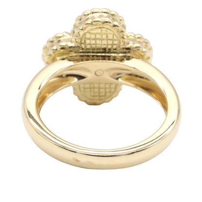 Van Cleef & Arpels Vintage Alhambra Gold Ring Size JP 8.5
