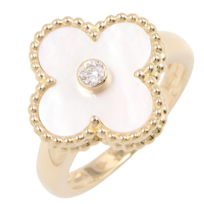 Van Cleef & Arpels Vintage Alhambra Ring K18YG Size JP 10.5