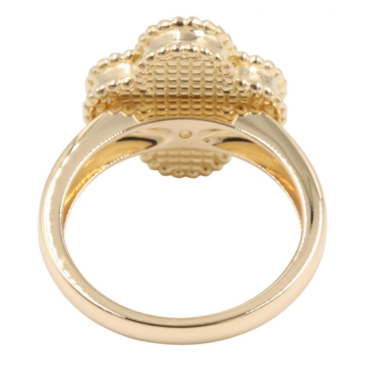 Van Cleef & Arpels Vintage Alhambra Ring K18YG Size JP 10.5