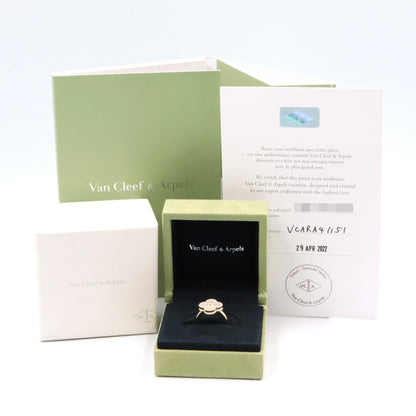 Van Cleef & Arpels Vintage Alhambra Ring K18YG Size JP 10.5