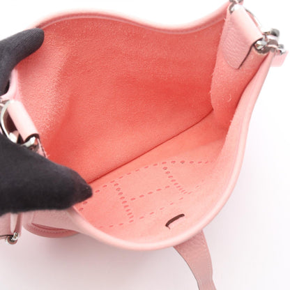 HERMES Evelyne 3 23 Taurillon Rose Sakura Shoulder Bag