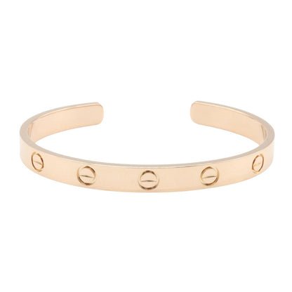 CARTIER Open Love K18PG Bracelet Gold Size 16