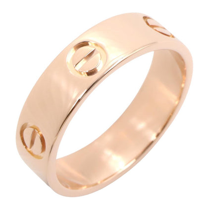CARTIER K18PG Love Ring Gold Size JP 16