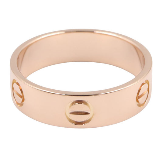 CARTIER K18PG Love Ring Gold Size JP 16