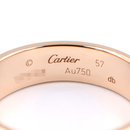 CARTIER K18PG Love Ring Gold Size JP 16