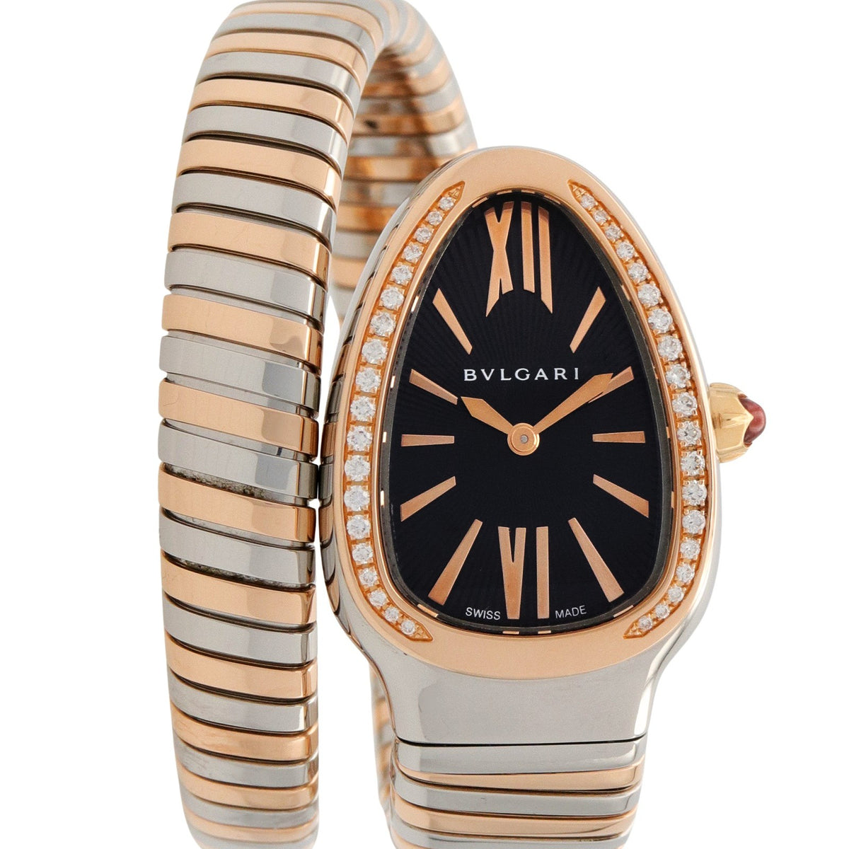 BVLGARI Serpenti Tubogas Watch Black