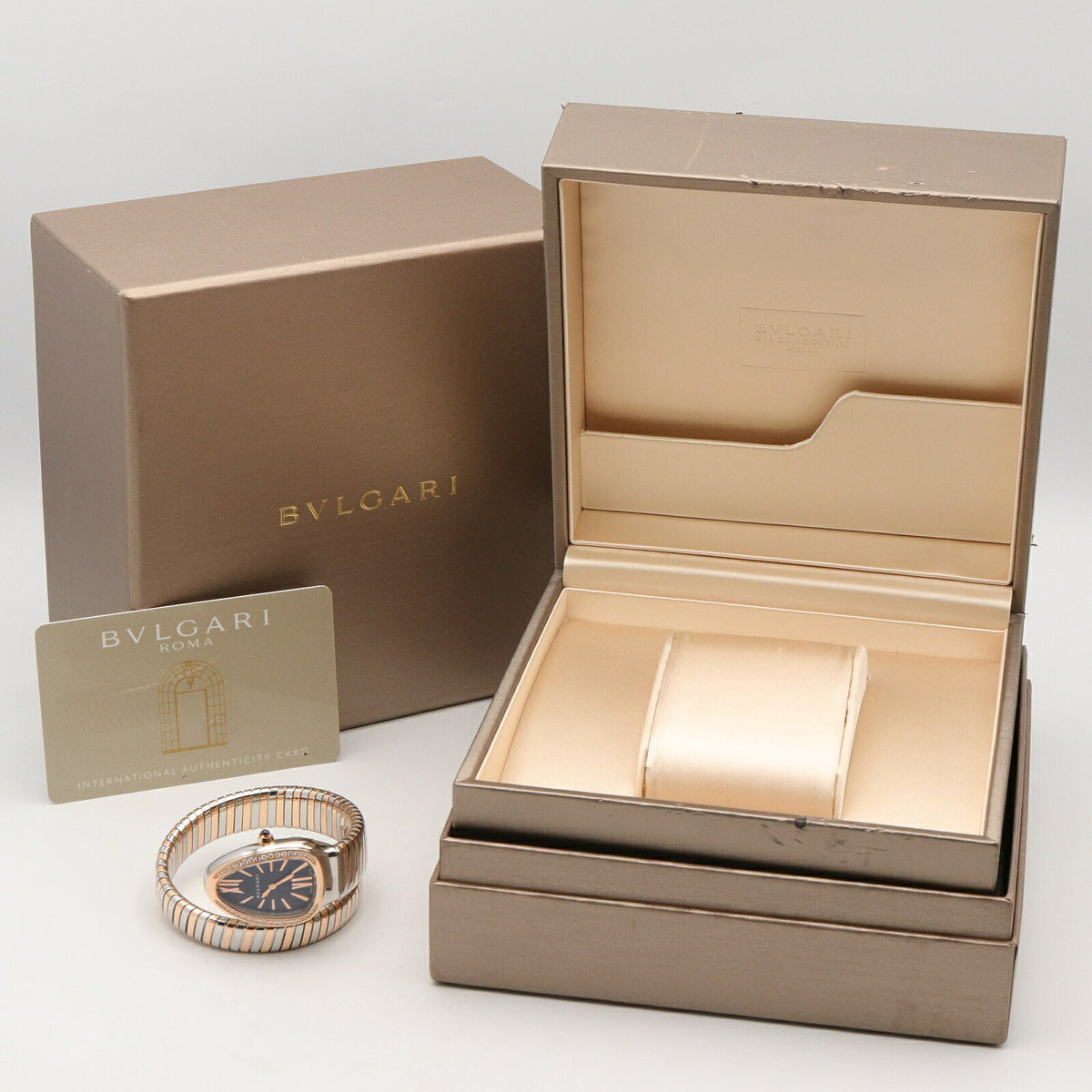 BVLGARI Serpenti Tubogas Watch Black