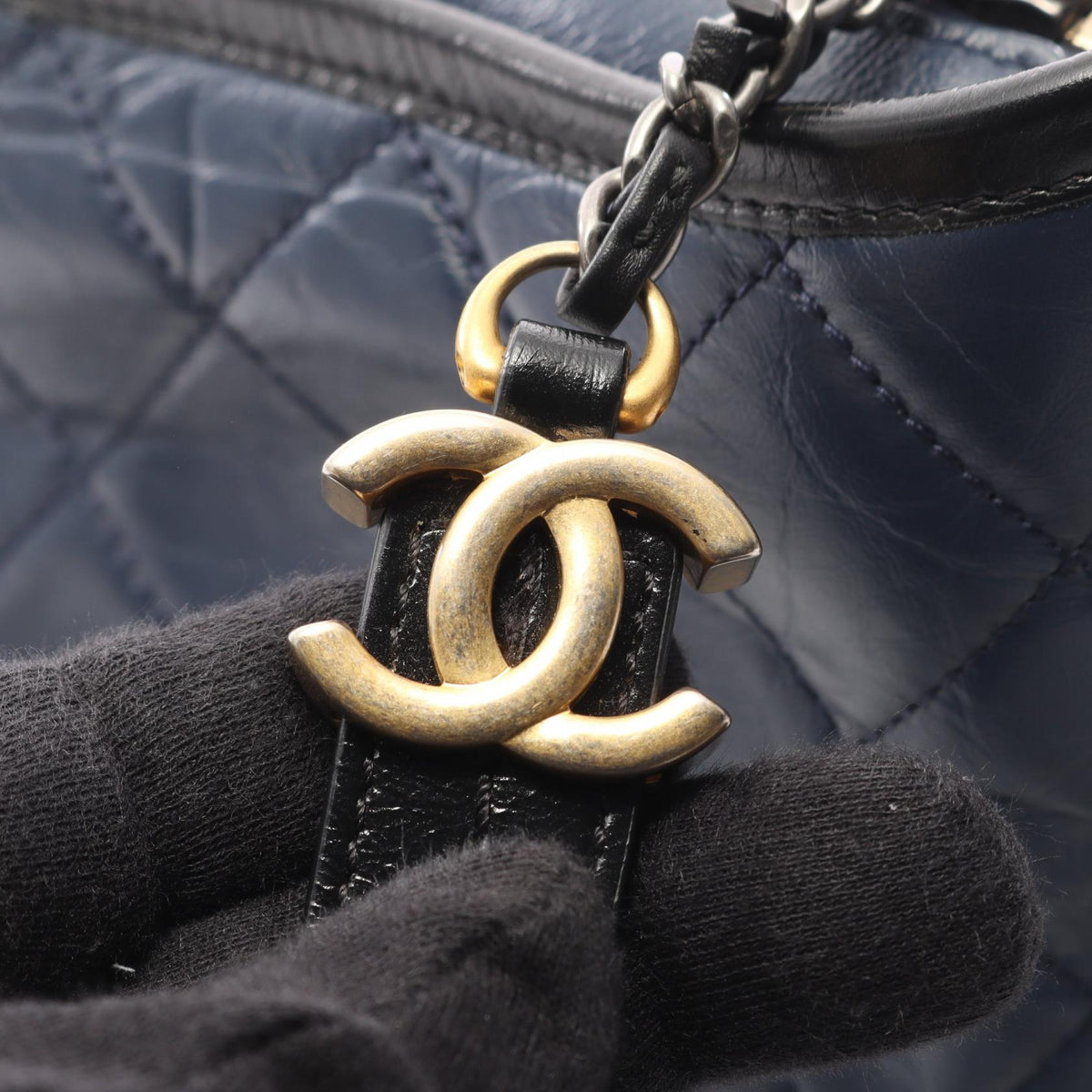 CHANEL Gabrielle de Chanel Small Bag, Blue