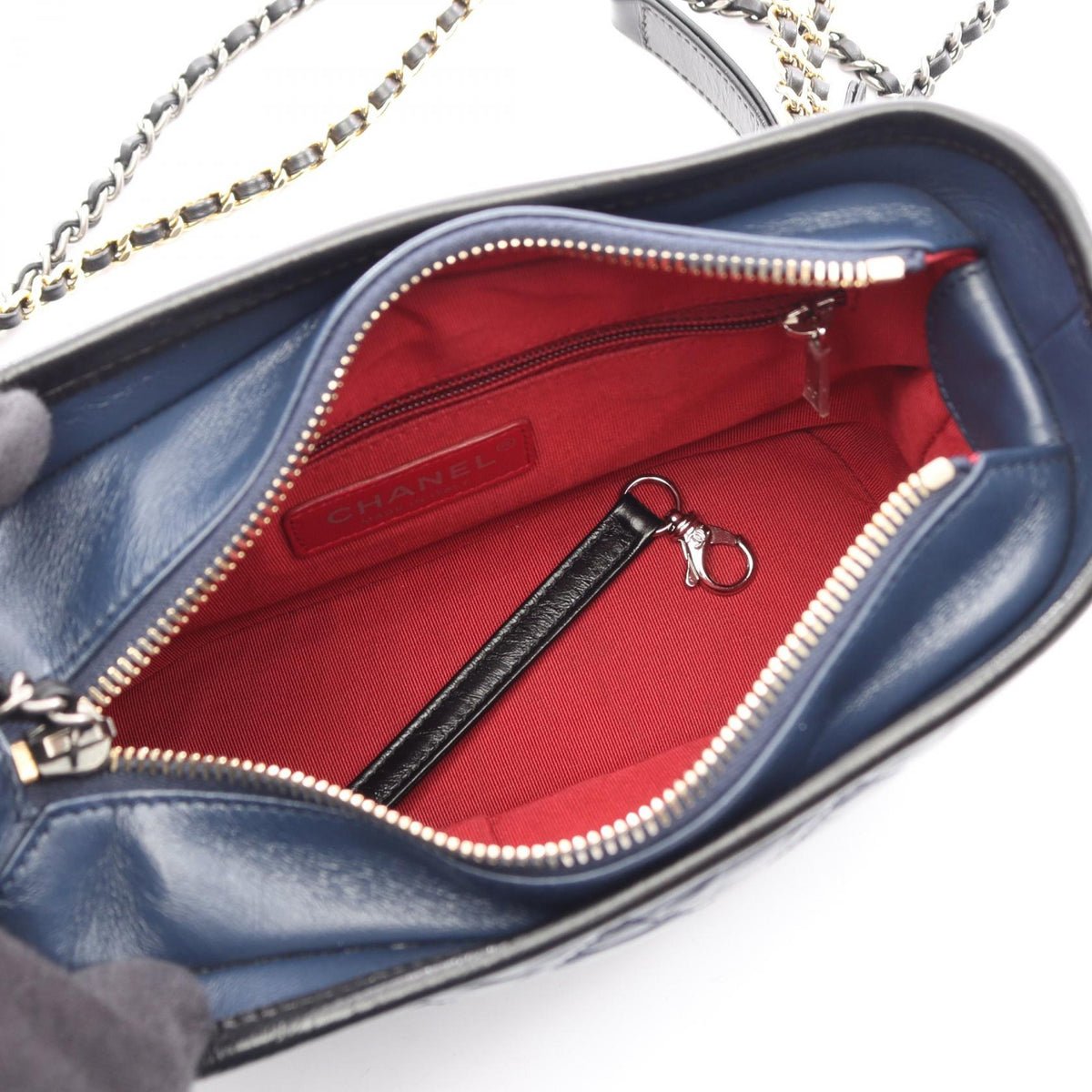 CHANEL Gabrielle de Chanel Small Bag, Blue