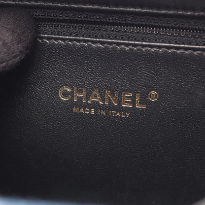 CHANEL CC Filigree Caviar Skin Bag Blue