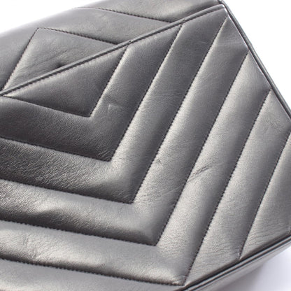 CHANEL Chevron V-Stitch Shoulder Bag