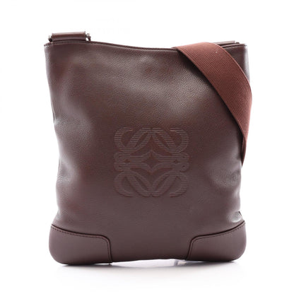 LOEWE Anagram Leather Shoulder Bag, Brown