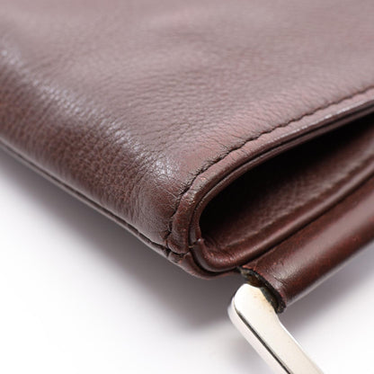 LOEWE Anagram Leather Shoulder Bag, Brown