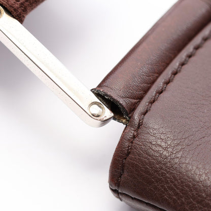 LOEWE Anagram Leather Shoulder Bag, Brown