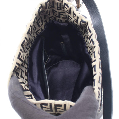 FENDI Zucchino Canvas Bag Navy/Gray