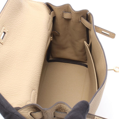 HERMES Kelly 25 Poussiere Togo Bag