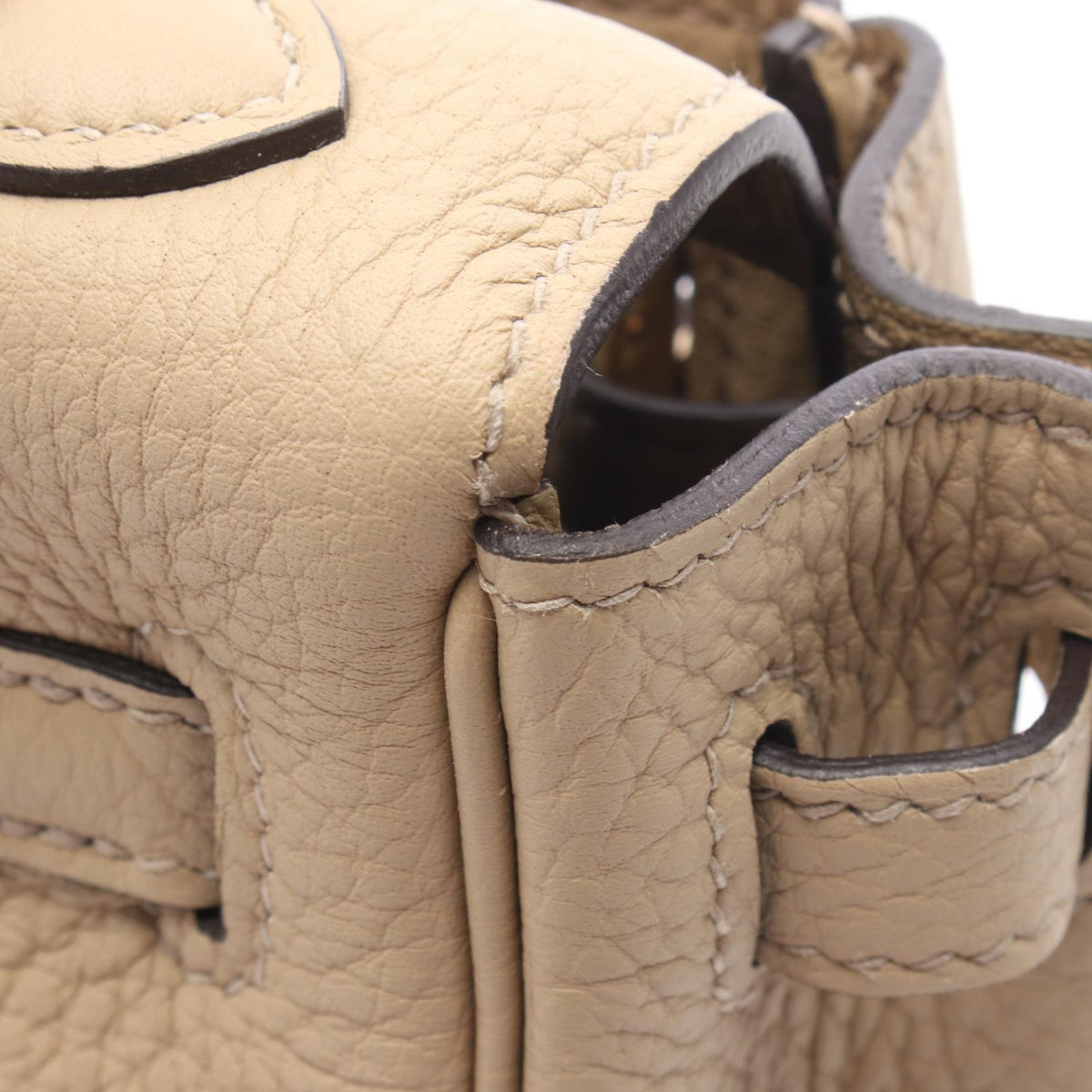 HERMES Kelly 25 Poussiere Togo Bag