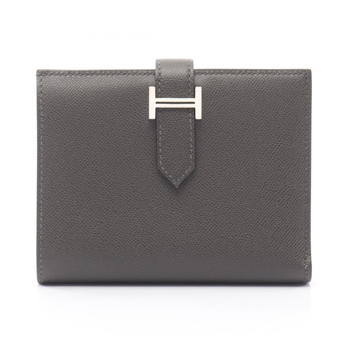 HERMES Bearn Compact Ardoise Madame Wallet