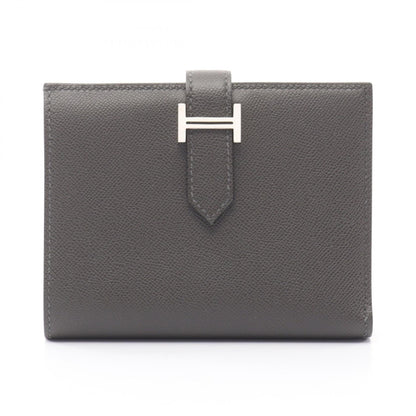 HERMES Bearn Compact Ardoise Madame Wallet