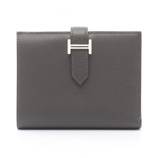 HERMES Bearn Compact Ardoise Madame Wallet