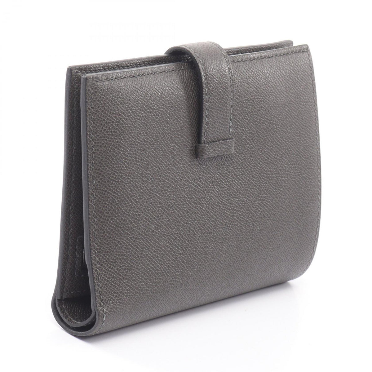 HERMES Bearn Compact Ardoise Madame Wallet