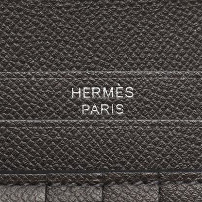 HERMES Bearn Compact Ardoise Madame Wallet