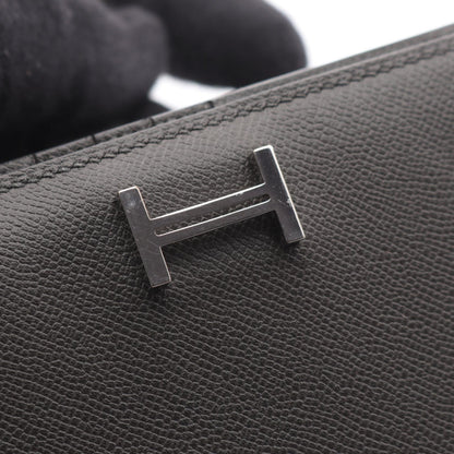HERMES Bearn Compact Ardoise Madame Wallet