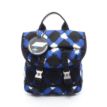 CHANEL Airline Nylon Leather Backpack