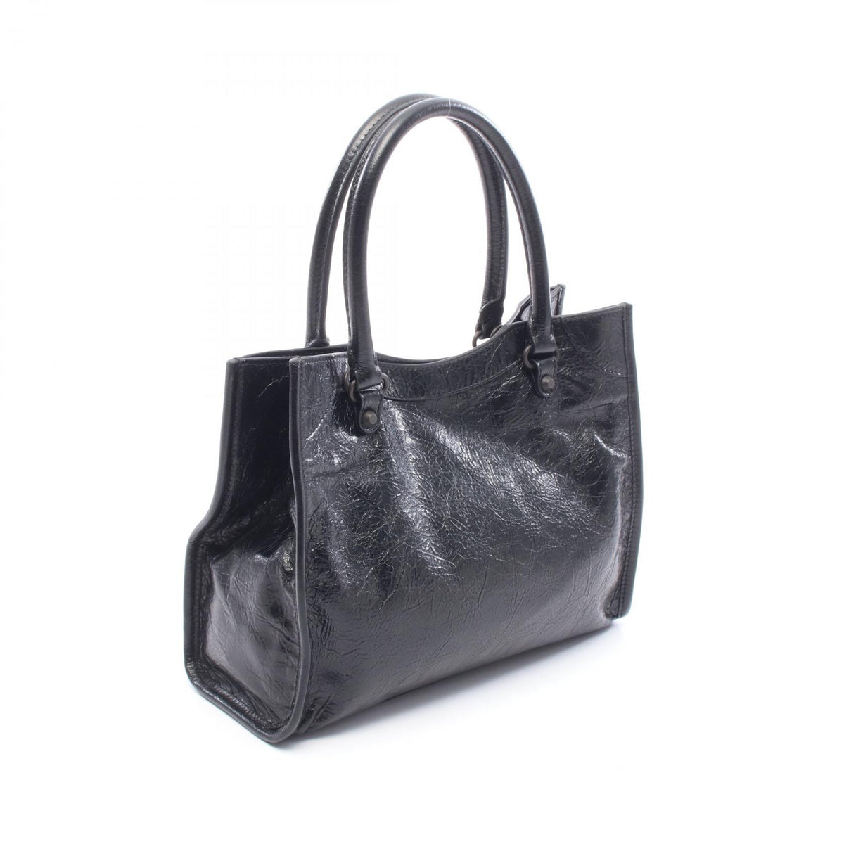 BALENCIAGA Le City Mini Leather Handle Bag