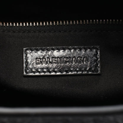 BALENCIAGA Le City Mini Leather Handle Bag