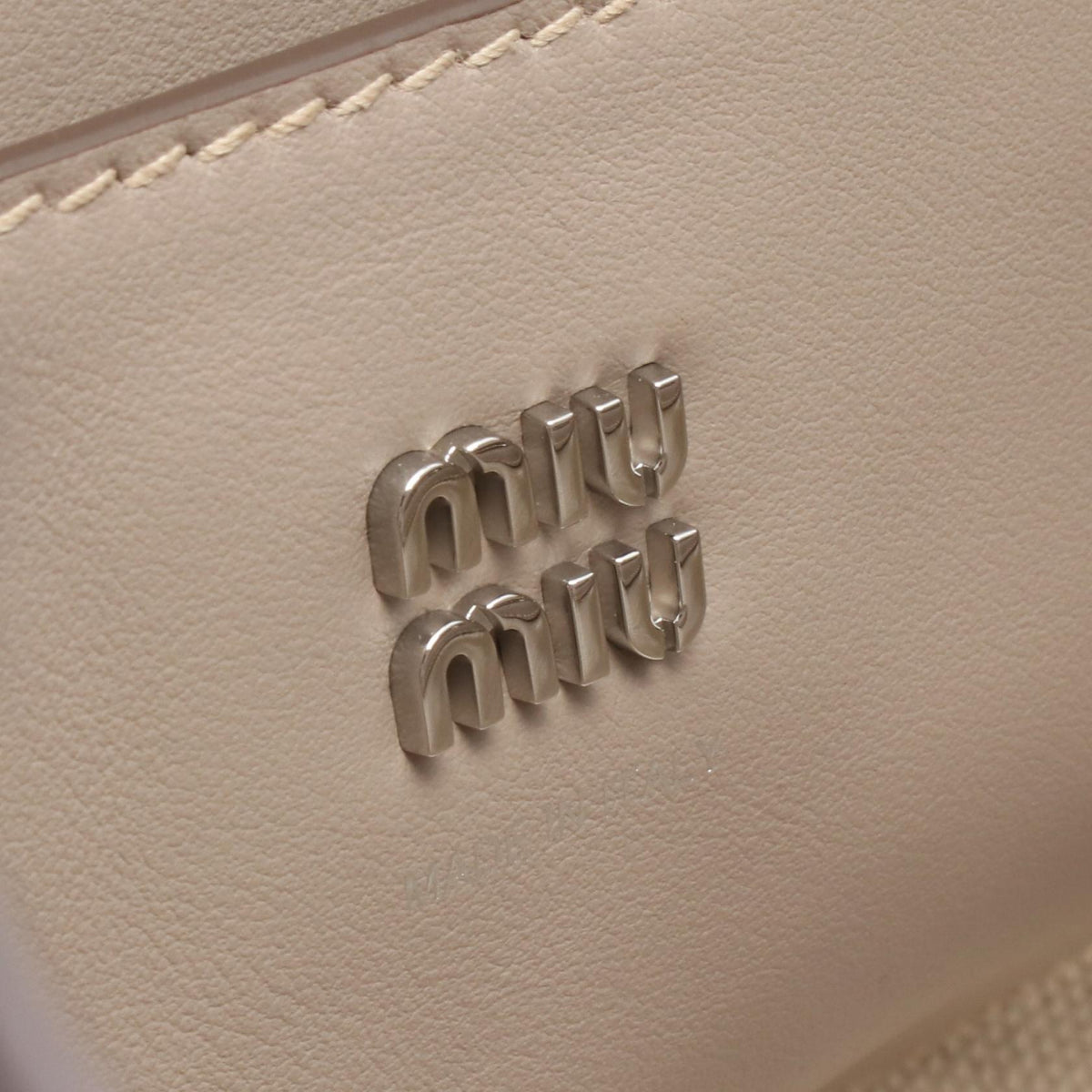 Miu Miu Ivy 2-Way Leather Handle Bag
