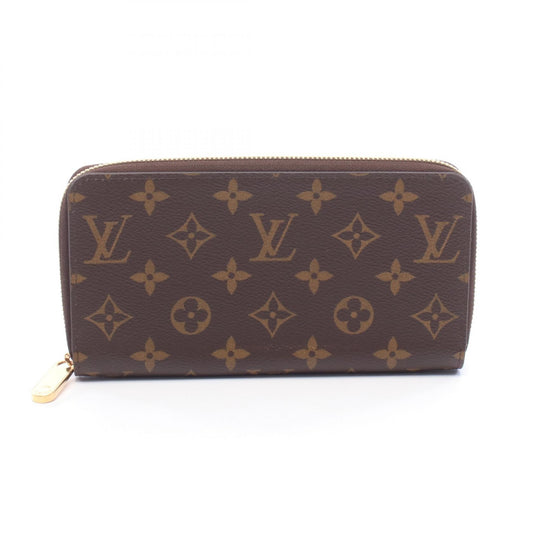 LOUIS VUITTON Brown Monogram Zippy Wallet