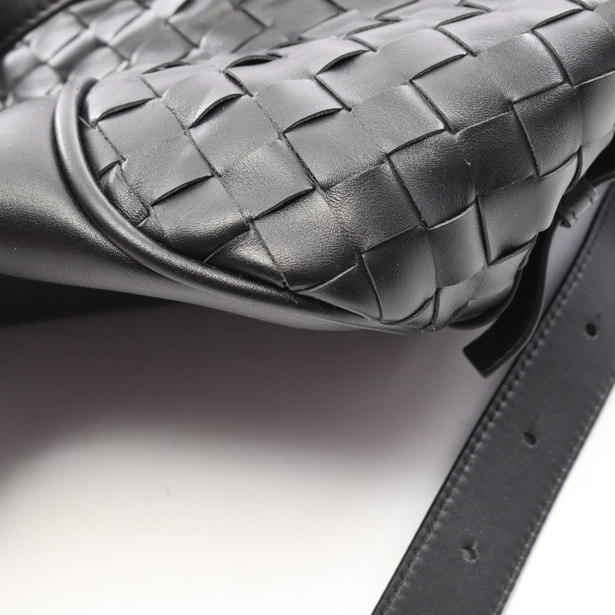 BOTTEGA VENETA Intrecciato 2-Way Tote Bag Black