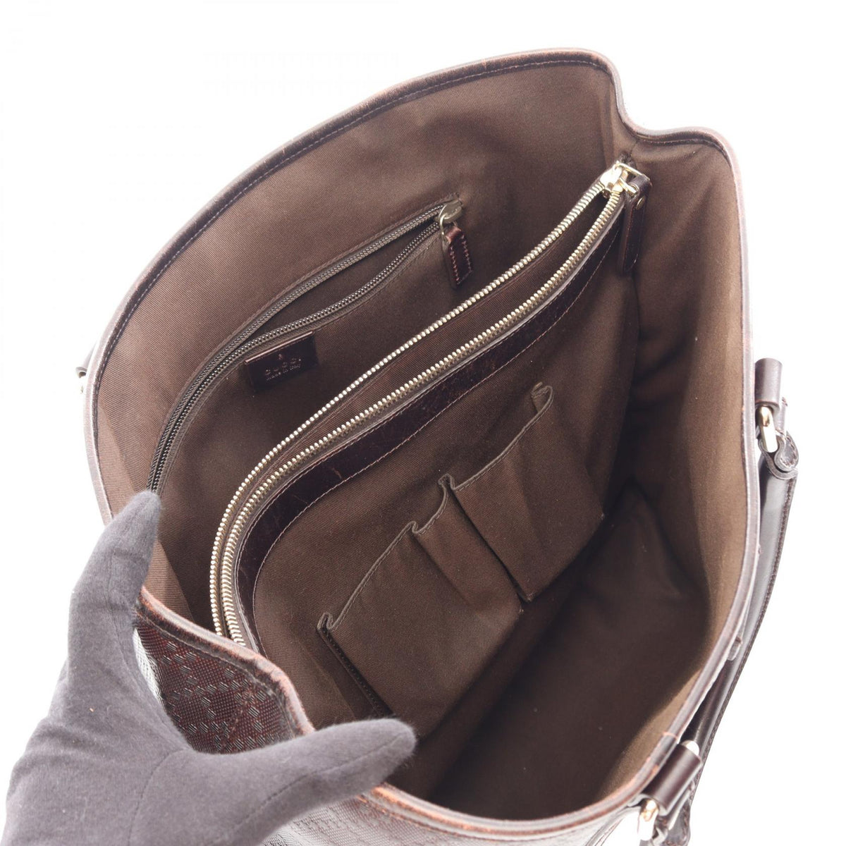 GUCCI Diamante PVC Coated Canvas Tote Bag