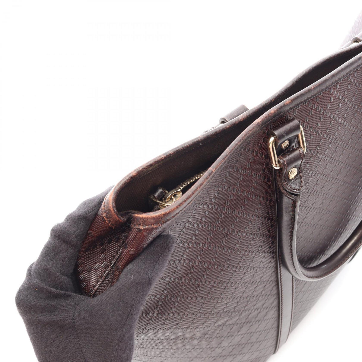 GUCCI Diamante PVC Coated Canvas Tote Bag