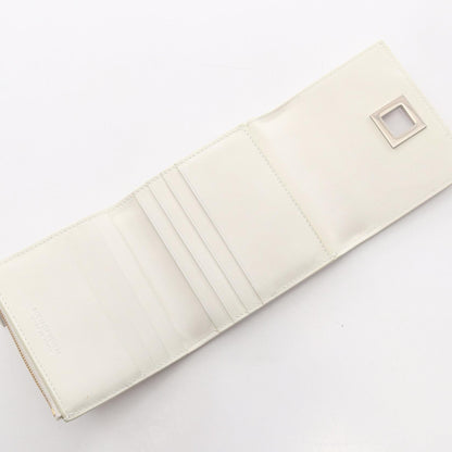 BOTTEGA VENETA Twist Lock Wallet White