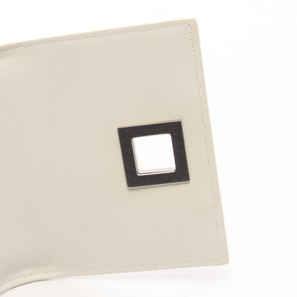BOTTEGA VENETA Twist Lock Wallet White