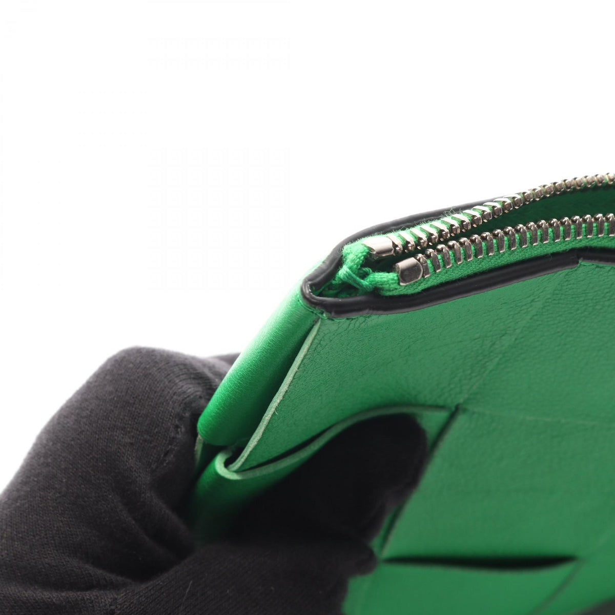 BOTTEGA VENETA Maxi Clutch Green