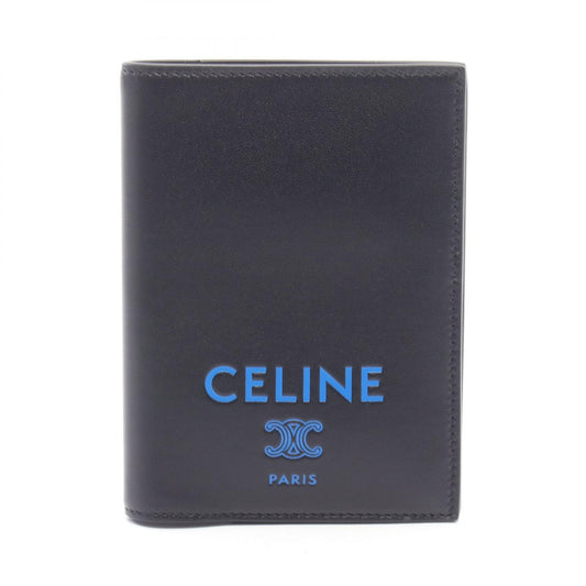 CELINE Leather Passport Case Black