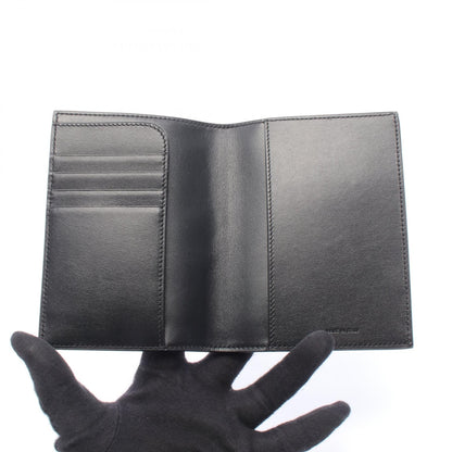 CELINE Leather Passport Case Black