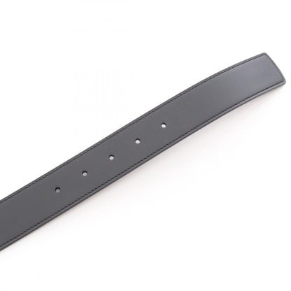 Salvatore Ferragamo Black Gancini Leather Belt Size 100